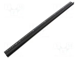 TAJIMA Flexómetro de Aluminio de 0,6 m, Negro