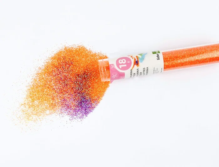 Liderpapel Purpurina Fantasía Colores Metálicos y Pasteles Bote de 18 g
