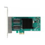 DeLOCK PCI Express x1 Tarjeta de Red 4 Puertos Gigabit LAN Intel I350, 4000 Mbit/s, PCIe 2.1, Controlador LAN para PC, Ethernet RJ45