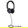 Yealink UH48 Dual UC Auriculares Diadema con Micrófono Boom, Alámbrico, USB-C/A, 20-20000 Hz, Supraaural, Reducción Activa de Ruido, Negro