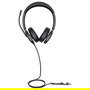 Yealink UH48 Dual UC Auriculares Diadema con Micrófono Boom, Alámbrico, USB-C/A, 20-20000 Hz, Supraaural, Reducción Activa de Ruido, Negro