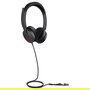 Yealink UH48 Dual UC Auriculares Diadema con Micrófono Boom, Alámbrico, USB-C/A, 20-20000 Hz, Supraaural, Reducción Activa de Ruido, Negro