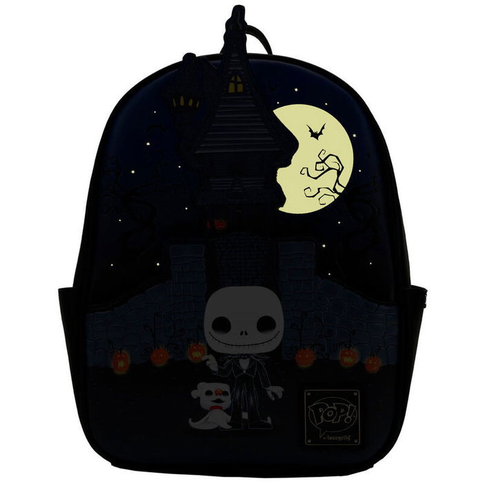 Loungefly Mochila Jack Skellington Pesadilla Antes de Navidad Disney 22,5x30x11,25cm