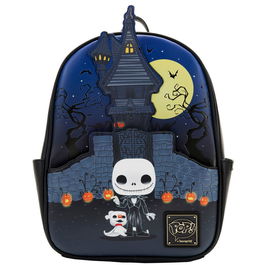Loungefly Mochila Jack Skellington Pesadilla Antes de Navidad Disney 22,5x30x11,25cm