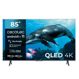 Cecotec TV QLED V3+ series VQU30085+S de 85 pulgadas 4K UHD