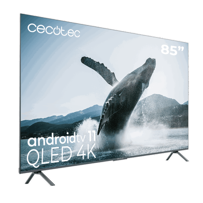 Cecotec TV QLED V3+ series VQU30085+S de 85 pulgadas 4K UHD Cecotec TV QLED V3+ series VQU30085+S de 85 pulgadas 4K UHD
