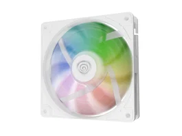 Genesis Oxal 120 ARGB - Pack de 3 Ventiladores para Caja de PC 12 cm, Blanco, 3 Pines, ARGB, Cojinete Casquillo