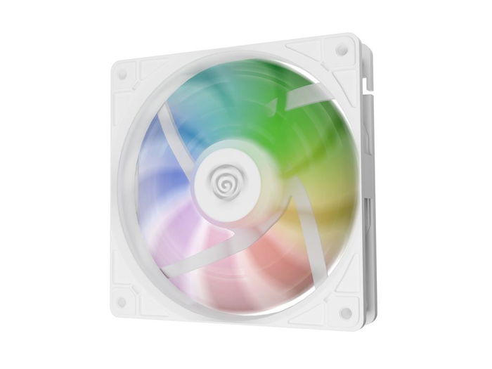Genesis Ventilador PC Gaming Oxal 120 ARGB 120mm Blanco - Ventilador Caja 42-46 CFM, 3-PIN