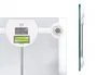Q-connect Báscula de Baño Digital KF19060, Precisión 100g, Capacidad 180kg, Pantalla LCD, 300x300x22mm