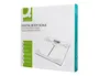 Q-connect Báscula de Baño Digital KF19060, Precisión 100g, Capacidad 180kg, Pantalla LCD, 300x300x22mm