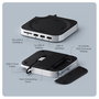 Satechi Stand Hub para Mac Mini (M4), Plata, ST-GNMMES