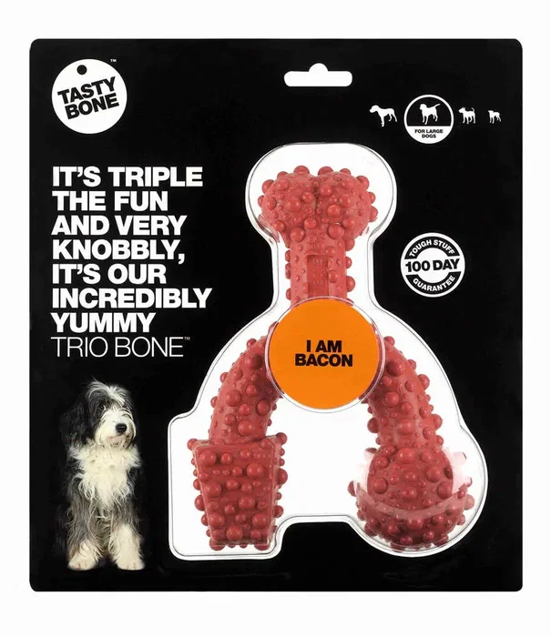 Tasty Bone Trio Bacon Large Tasty Bone Trio Bacon Large