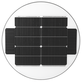 Luminaria Solar LED 150W 15000Lm 6000K Gris