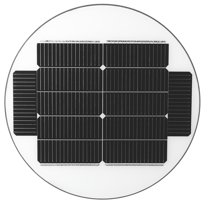 Luminaria Solar LED 150W 15000Lm 6000ºK Gris