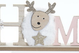 DKD Home Decor Decoracion Navidad Fantasia Rojo Azul 30.5 x 16 x 5.5 cm (12 Unidades)