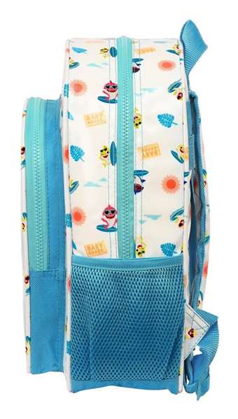 Safta Mochila Infantil Adaptable a Carro Baby Shark Surfing 26x34x11cm