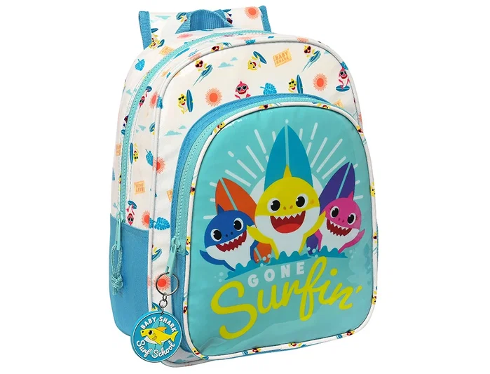Safta Mochila Infantil Adaptable a Carro Baby Shark Surfing