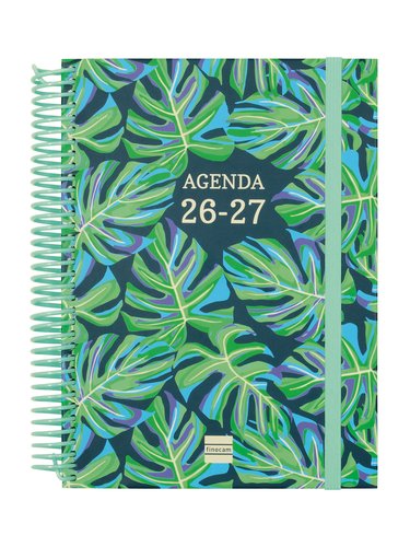 FINOCAM Agenda Escolar Diva Espiral Tapa Extra Dura 2026-27 Selva 4º 155x212 mm FINOCAM Agenda Escolar Diva Espiral Tapa Extra Dura 2026-27 Selva 4º 155x212 mm