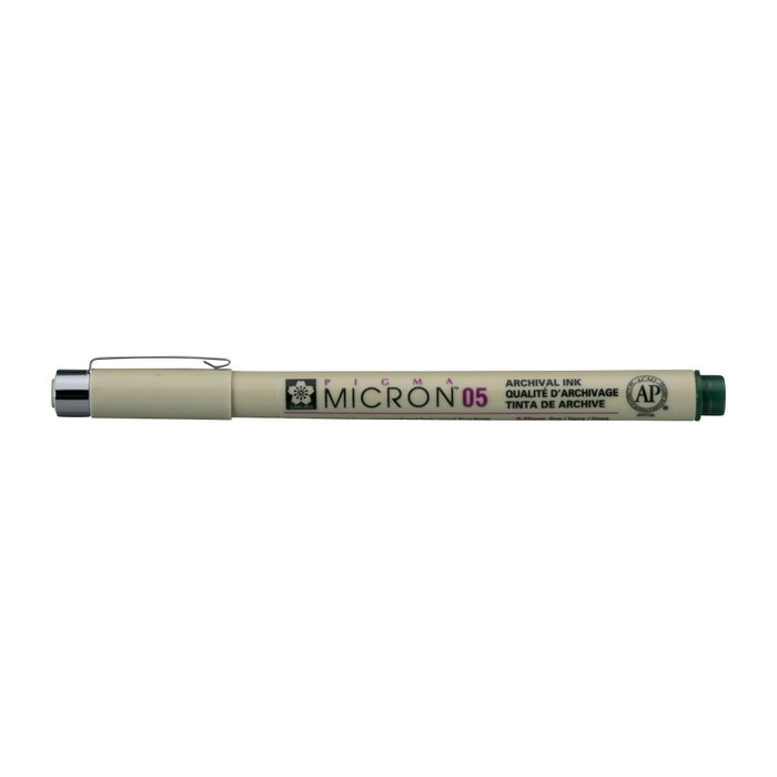 Sakura Pigma Micron 05 - 0.45 mm - Verde Cazador Sakura Pigma Micron 05 - 0.45 mm - Verde Cazador