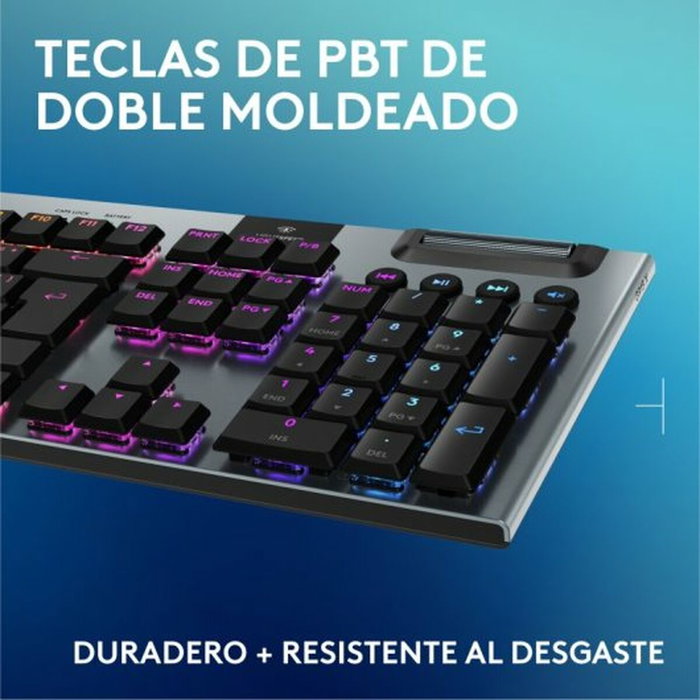 Logitech G915 X Lightspeed Perp Wrls G KB - Teclado Inalámbrico Negro, Español EMEA