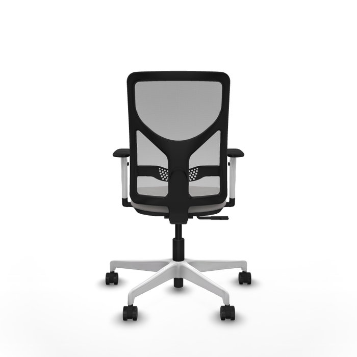 PIQUERAS Y CRESPO Silla de oficina Motilla con mecanismo Sincro, Blanco y Gris PIQUERAS Y CRESPO Silla de oficina Motilla con mecanismo Sincro, Blanco y Gris