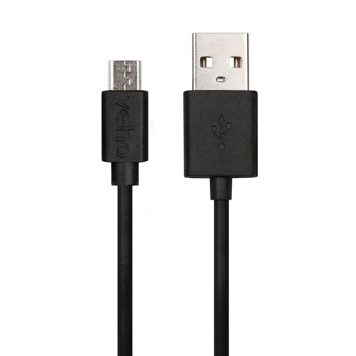 Veho USB A - Micro USB, 0.2m, Negro Cable de Carga Universal para Sat Nav, GPS, E-Cigarettes, Smart Watches y Otros Dispositivos Micro-USB Veho USB A - Micro USB, 0.2m, Negro Cable de Carga Universal para Sat Nav, GPS, E-Cigarettes, Smart Watches y Otros Dispositivos Micro-USB