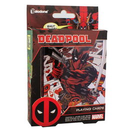 Paladone Baraja de Cartas Deadpool Marvel en Caja Metálica