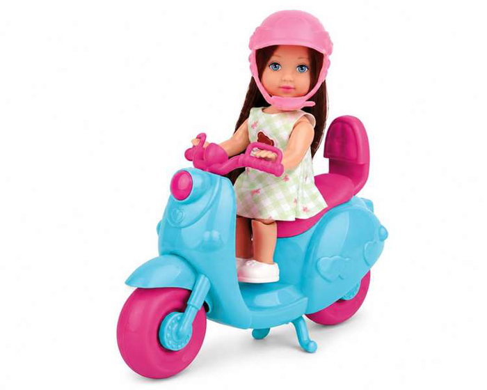 Jugatoys - minilove Moto Divertida con muñeca, modelos surtidos