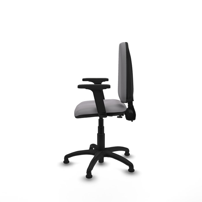 PIQUERAS Y CRESPO Silla de oficina Aýna Gris con brazos 2D PIQUERAS Y CRESPO Silla de oficina Aýna Gris con brazos 2D