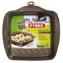 Pyrex® Fuente Cuadrada Acero Asimetria 24x24 cm Marrón