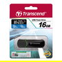 Transcend JetFlash 600 USB 2.0 16GB Stick Negro