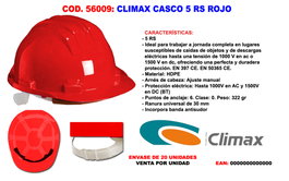 CLIMAX Casco 5 RS Rojo