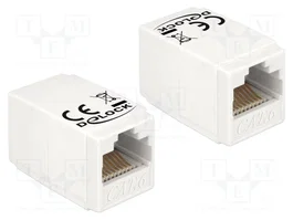 DeLOCK 86249 Adaptador RJ45 Hembra a Hembra Cat.6 UTP