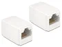 DeLOCK 86249 Adaptador RJ45 Hembra a RJ45 Hembra Cat.6 UTP compacto