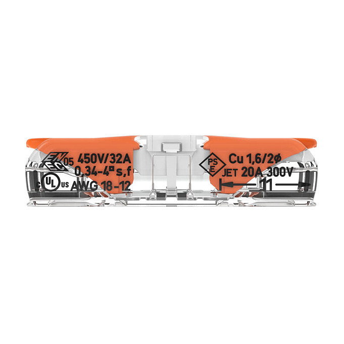 WAGO 221-2401 Conector de paso con palanca para todo tipo de conductores, 600 piezas WAGO 221-2401 Conector de paso con palanca para todo tipo de conductores, 600 piezas