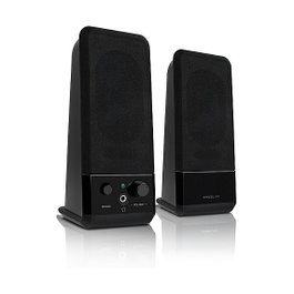 Speedlink EVENT Altavoces Estéreo 2.0, 5W, Negro, Conexión USB y Jack 3.5 mm