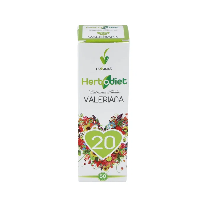 NOVADIET Herbodiet Extracto Fluido de Valeriana 50 ml - Para el Estrés, Insomnio y Nerviosismo - Complemento Alimenticio NOVADIET Herbodiet Extracto Fluido de Valeriana 50 ml - Para el Estrés, Insomnio y Nerviosismo - Complemento Alimenticio