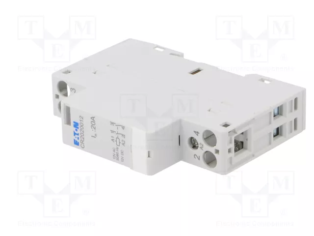 EATON ELECTRIC Contactor 2-polar CR20 20A 12VAC