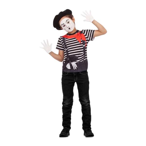 My Other Me Disfraz Mimo Camiseta Talla 8-10 Años My Other Me Disfraz Mimo Camiseta Talla 8-10 Años