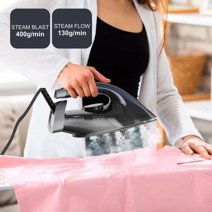 Plancha de Vapor Black & Decker ES9180320B 2800 W Plancha de Vapor Black & Decker ES9180320B 2800 W