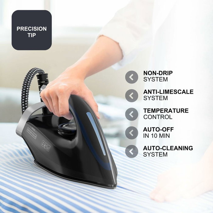 Plancha de Vapor Black & Decker ES9180320B 2800 W Plancha de Vapor Black & Decker ES9180320B 2800 W