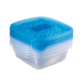 Curver Pack de 5 fiambreras Take Away 0,6l