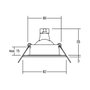 Brumberg. Leuchten 26004220 EB-Downlight ITANSA redondo 13W 12V IP54