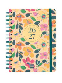 FINOCAM Agenda Escolar Cosmo Wire-O 2026-27 Tapa Extradura 155x212 mm