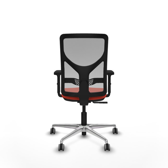 PIQUERAS Y CRESPO Silla de oficina Motilla Naranja y Gris PIQUERAS Y CRESPO Silla de oficina Motilla Naranja y Gris