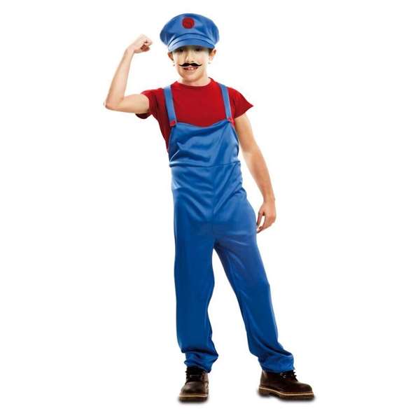 My Other Me Disfraz Red Super Plumber Talla 10-12 Años My Other Me Disfraz Red Super Plumber Talla 10-12 Años