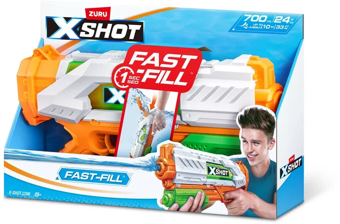 Zuru Pistola de agua X-Shot carga rápida Zuru Pistola de agua X-Shot carga rápida