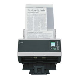 Ricoh fi-8190 Escáner Documentos - 90 ppm, Escaneo Dúplex, ADF + Alimentación Manual, Gris/Negro