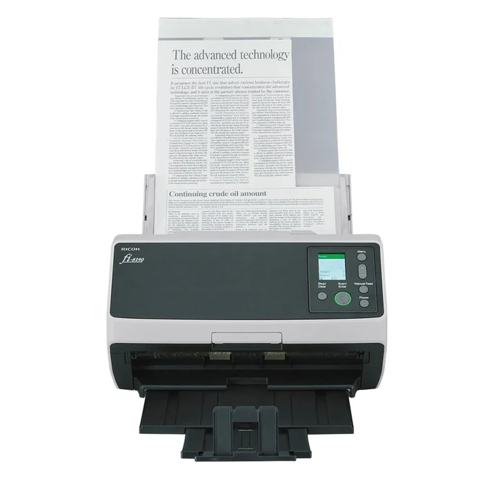 Ricoh fi-8190 Escáner de Documentos con ADF y Alimentación Manual