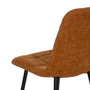 Silla Marrón Tejido-Metal Contract 44 X 42 X 89 cm (Set de 4)
